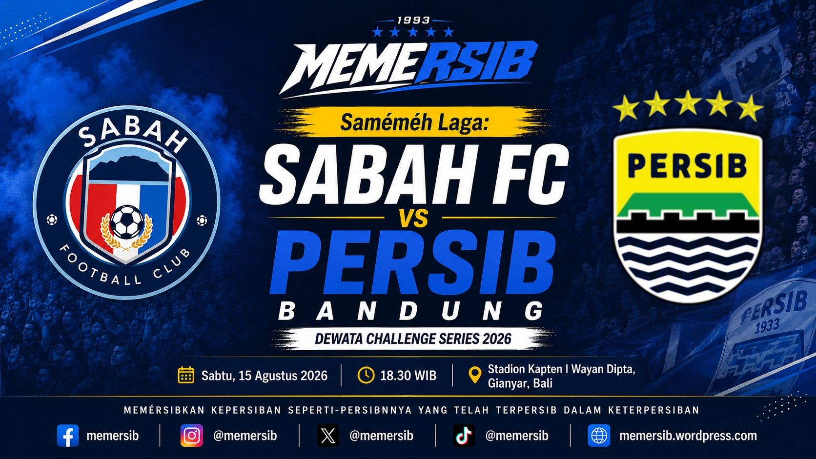 Saméméh Laga: Sabah FC vs PERSIB Bandung | Dewata Challenge Series 2026