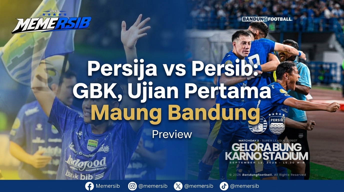 Persija vs Persib: GBK, Ujian Pertama Maung Bandung